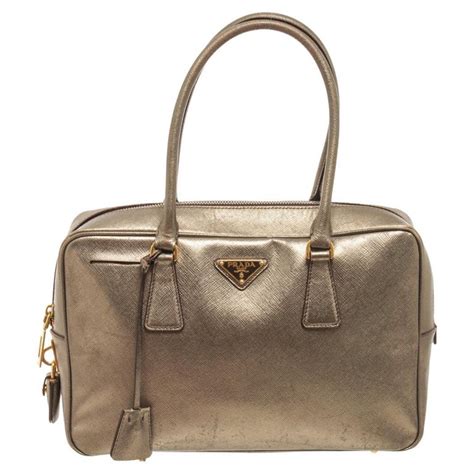 Prada Saffiano Lux Leather Bauletto 